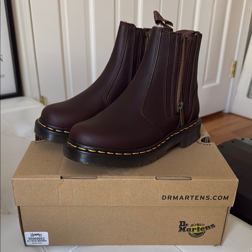 Dr. Martens Brown Leather Boots